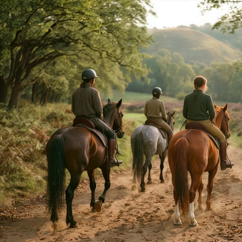 Balade à cheval en Haute-Vienne, autour de Château-Chervix