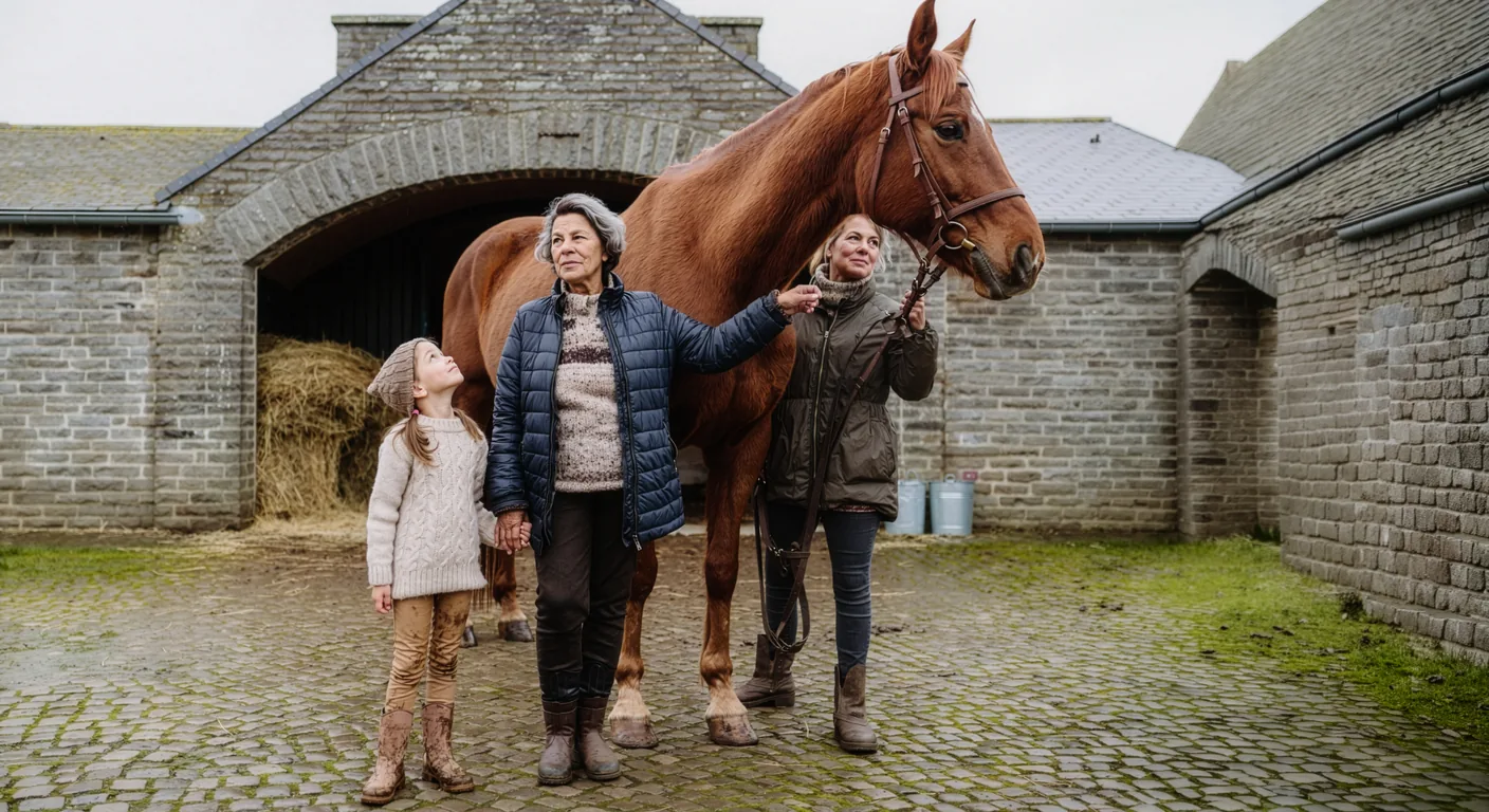 L'équipe du Poney Club Equi-Libre, centre équestre à Château-Chervix